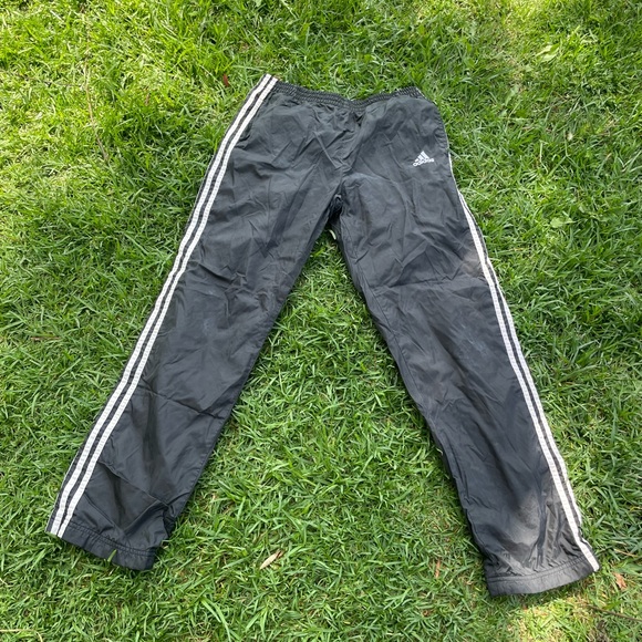 GRAILS VINTAGE 90s ADIDAS BREAK AWAY TEAR AWAY WARM UP PANTS YOUTH XL - Picture 1 of 11